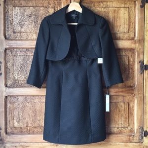 TAHARI ASL Womens Black Petites Dress Suit Size 2P